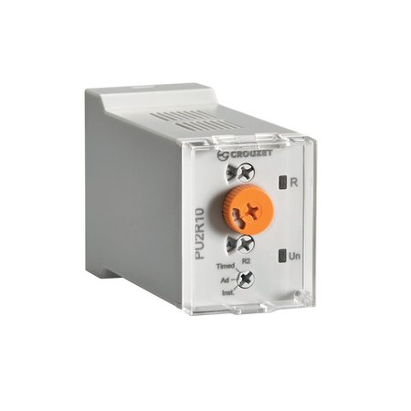 CROUZET Plug-In Timer, Multifunction, Output 2X10A, 12-240 VACdc, 11 Pins PU2R10MV1